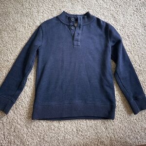 Great condition navy blue zip up.